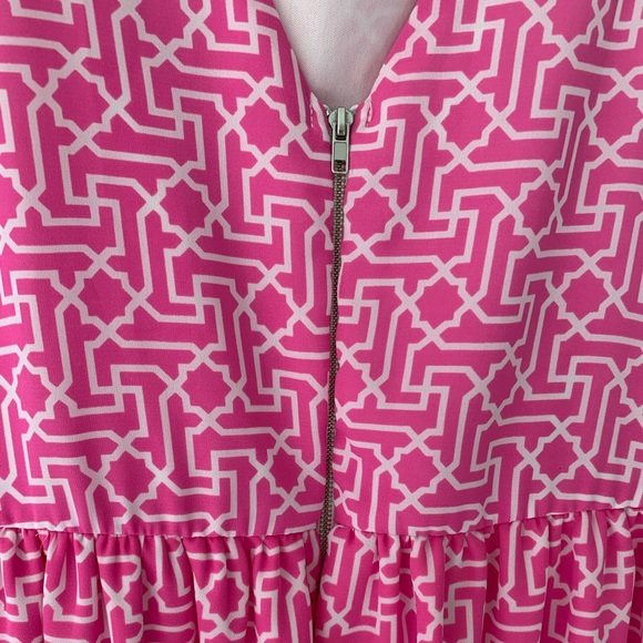 EVERLY Fit & Flare Sleeveless Mini Dress Pink Medium - Picture 6 of 10